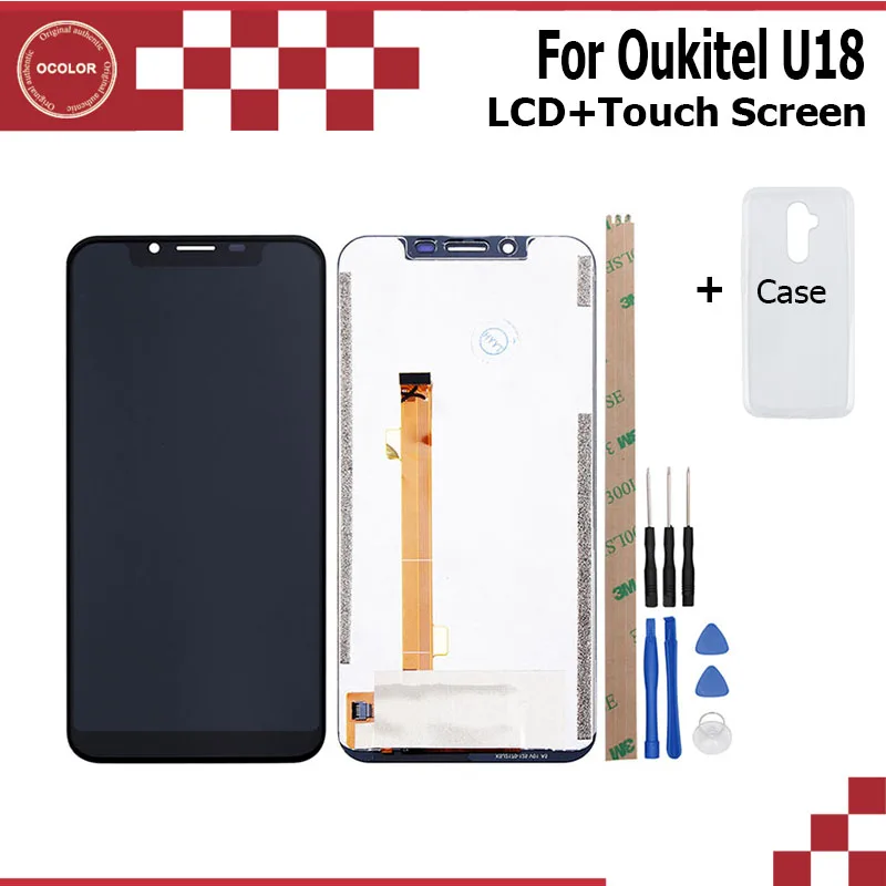 Ocolor для Oukitel U18 ЖК дисплей Дисплей и Сенсорный экран 5 85 дюймов телефон Аксессуары
