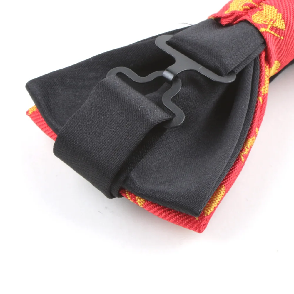 Мужской галстук бабочка красные галстуки бабочки из полиэстера для выпускного