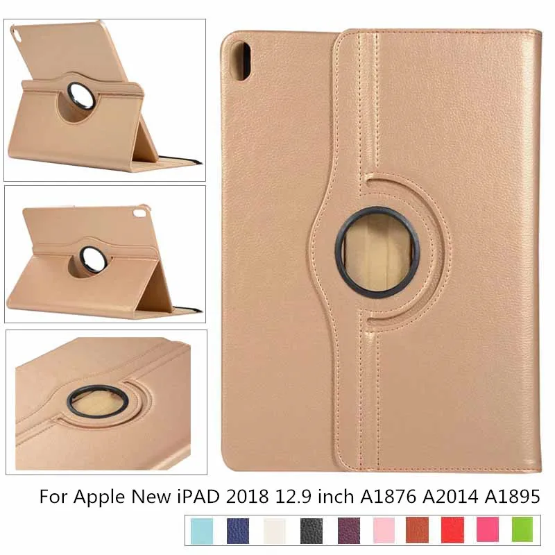 Чехол для iPad Pro 12 9 2018 чехол с поворотом на 360 градусов подставка умный защитный