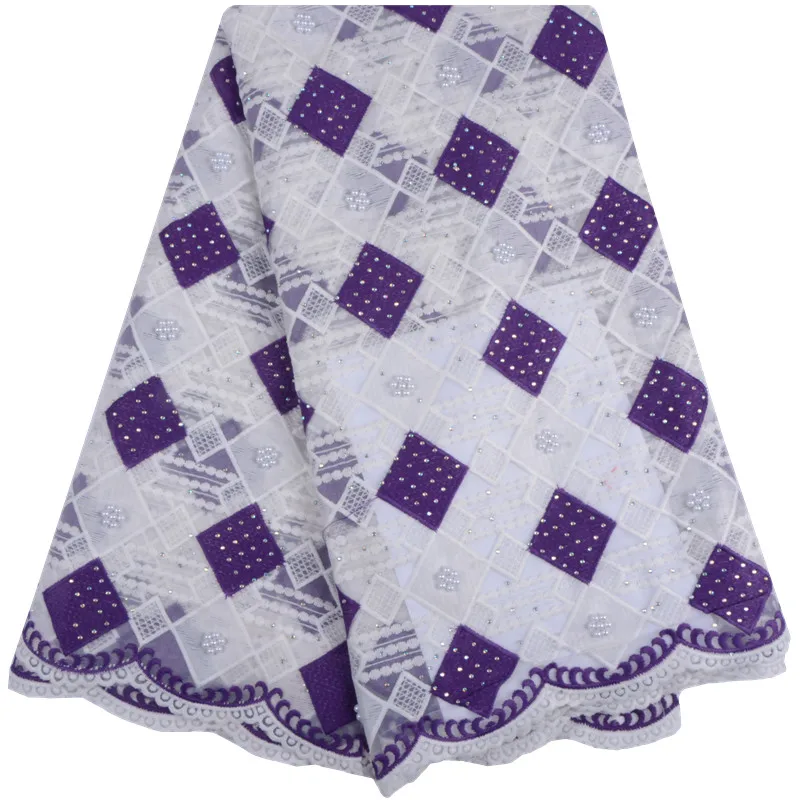 

Wholesale Fashion Designs High Quality African Guipure Cord Lace Fabric Nigeria Stones Soluble Water Lace For Dress Wedding 939