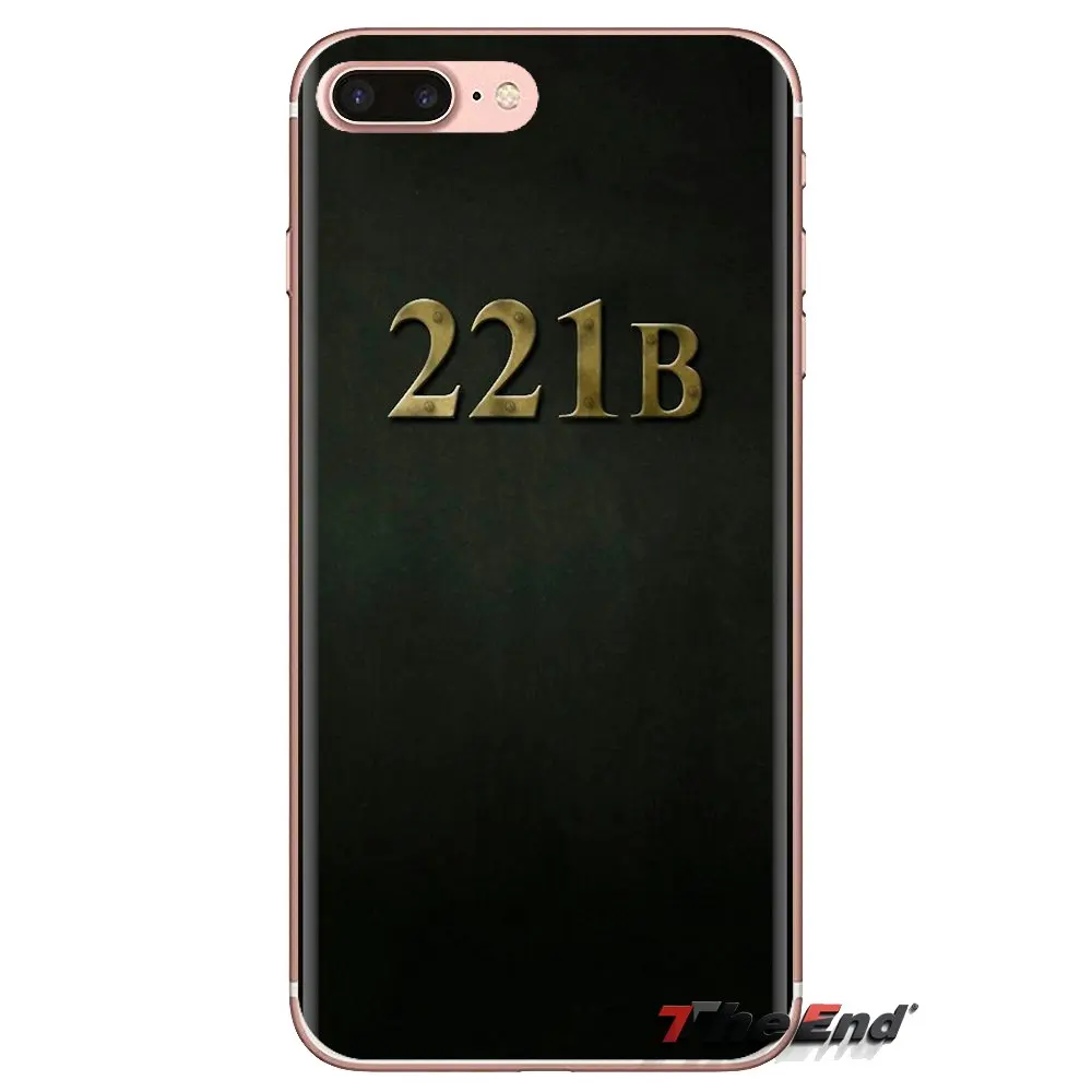 For Sony Xperia Z Z1 Z2 Z3 Z5 compact M2 M4 M5 C4 E3 T3 XA Huawei Mate 7 8 Y3II Sherlock Holmes 221B Doctor Who Soft Case Covers |