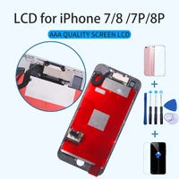 full assembly lcd screen for iphone 7 display pantalla lcd touch screen digitizer replacement full set home buttonfront camera