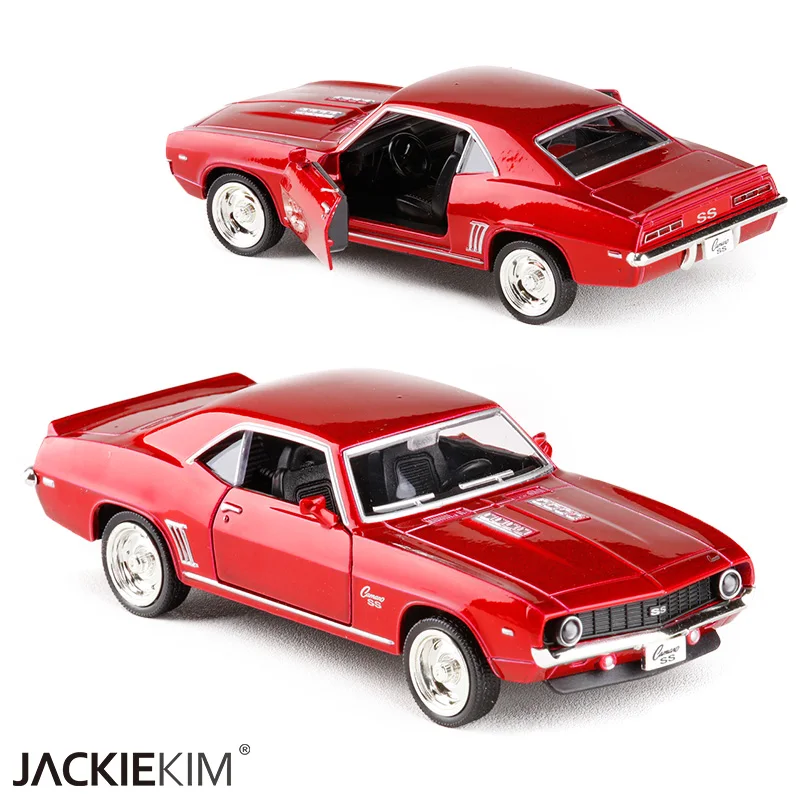 Совершенно RMZ City 1/36 масштаб Chevrolet Camaro SS(1969) металлическая литая под давлением Модель автомобиля игрушки с вытягиванием назад автомобиль игрушка для детей Подарки