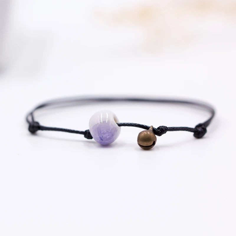 simple hand-woven womens's Anklets Bracelets ceramic creative DIY birthday gift bracelet wholesale #5180 | Украшения и