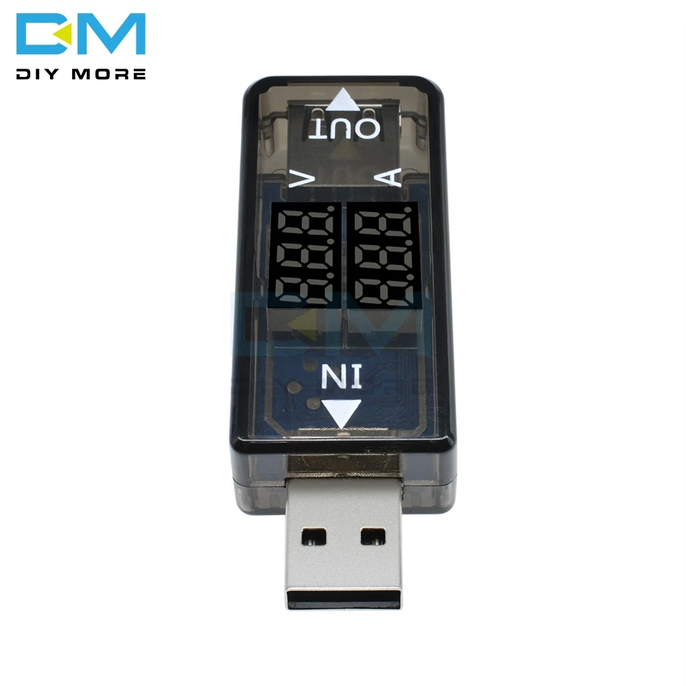 Мини 5 в USB измеритель напряжения тока тестер зарядного устройства Вольтметр