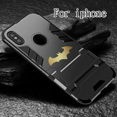 Новый Бэтмен стоять случаях держатель для iPhone 6 6S Plus сотовый телефон Защитный