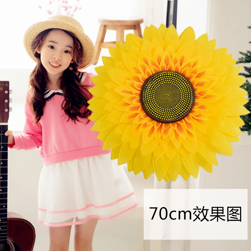 Children's props Sunflower imitation flower Dancing Costumes for the festival celebration Student sports meet | Дом и сад