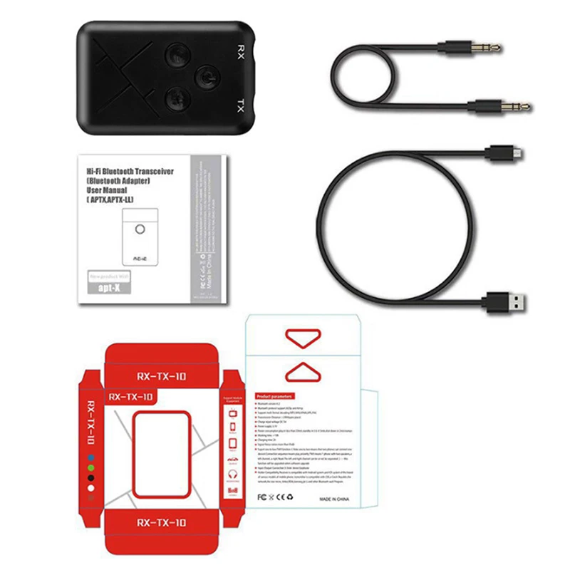 2 in 1 Bluetooth 4.2 Transmitter &amp Receiver 3.5mm Wireless Stereo Audio Adapter For TV Car Speaker Music | Электроника