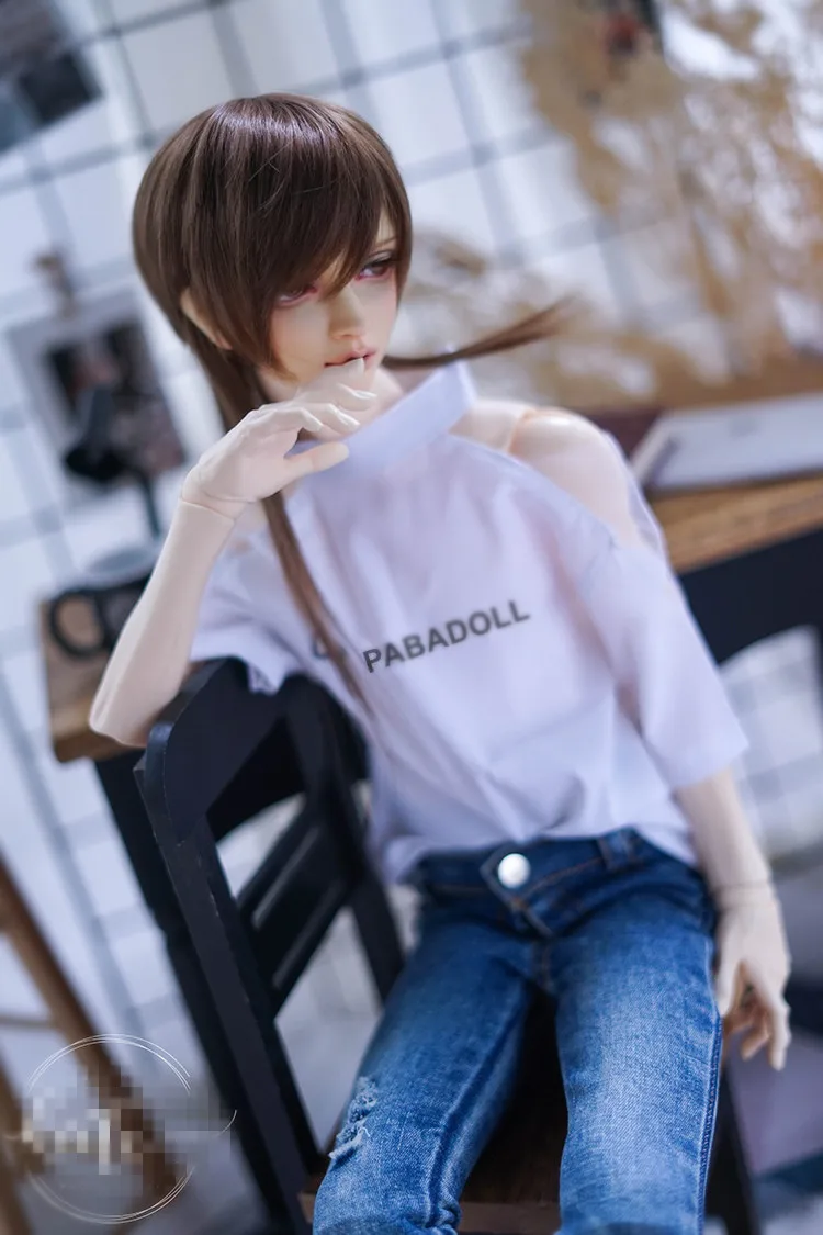 Крутая футболка с открытыми плечами для куклы BJD 1/4 1/3 SD17 Одежда дяди CMB163|Куклы| |