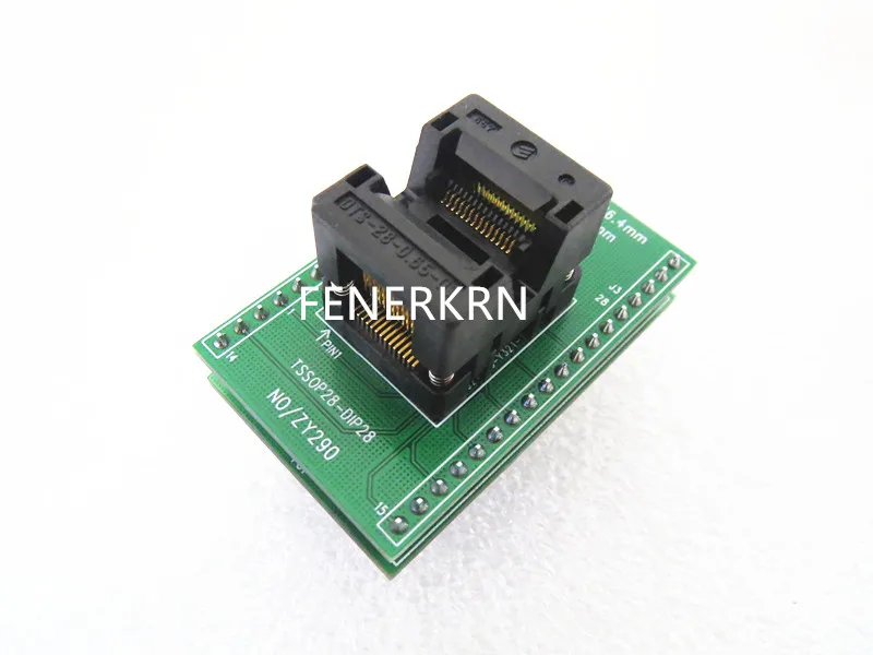 Opentop TSSOP28 ZY290A IC тестовый адаптер гнезда сиденья скамья в наличии БЕСПЛАТНАЯ