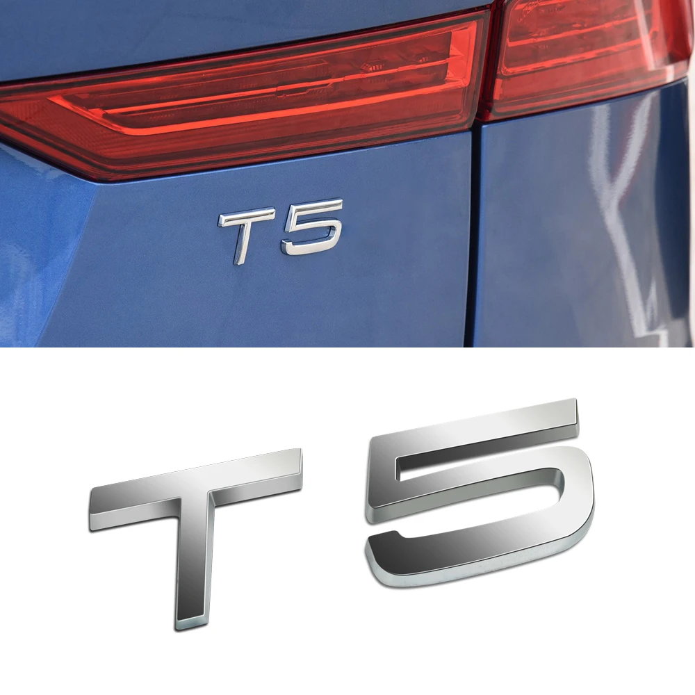 Из Металла T5 T6 AWD 3D эмблема автомобиля задний багажник логотип Стикеры для Volvo V40 V90
