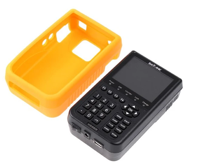 Satlink ws6909 3 5 ''DVB S &amp DVB T Combo Signal Finder satlink 6909 спутниковый и наземный измеритель