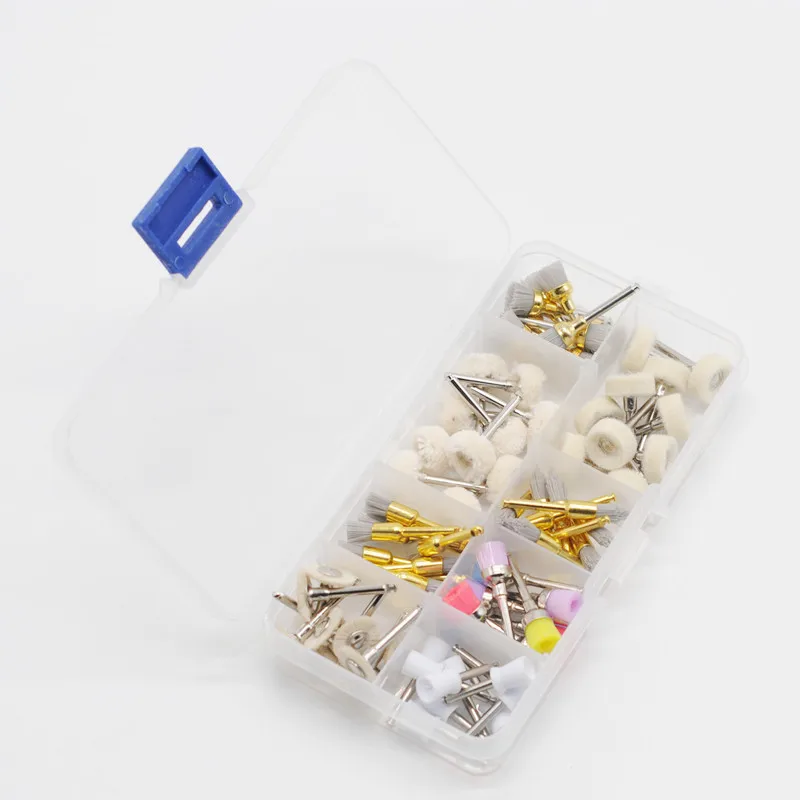 

Dentistry 1Box Prophy Polishing Brush Alumina Nylon Cotton Wool Felt Wheel Cup