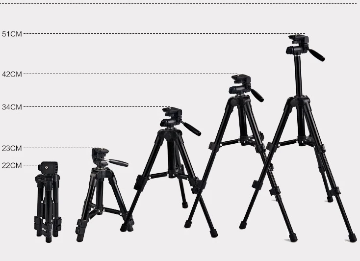 Super light Professional Портативный Путешествия алюминиевый штатив камера аксессуары