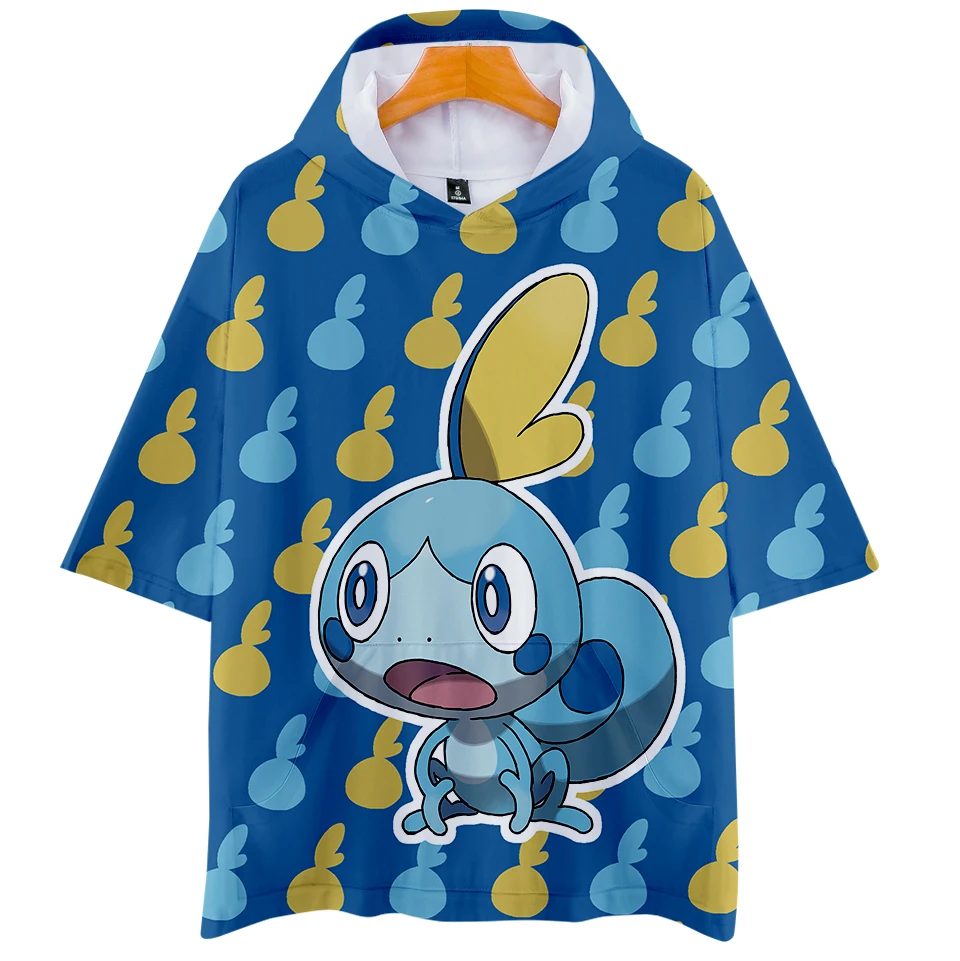 Pokemon Sword and Shield 3D Печатные Футболки с капюшоном для женщин/мужчин модные летние футболки с короткими рукавами горячая Распродажа футболки