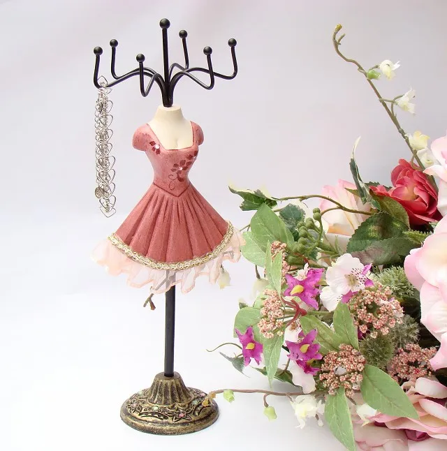 Принцесса Европейский сельских восстановление Винтаж Jewelry Рамки Дисплей