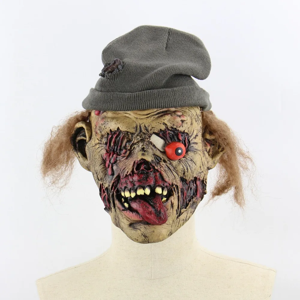 1 шт. латексная маска для Хэллоуина старика маскарадный костюм реалистичный