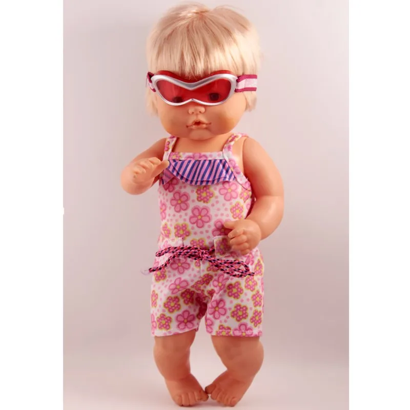Купальный костюм для кукол 41 см Nenuco Doll y su Hermanita купальник с пятью листьями и