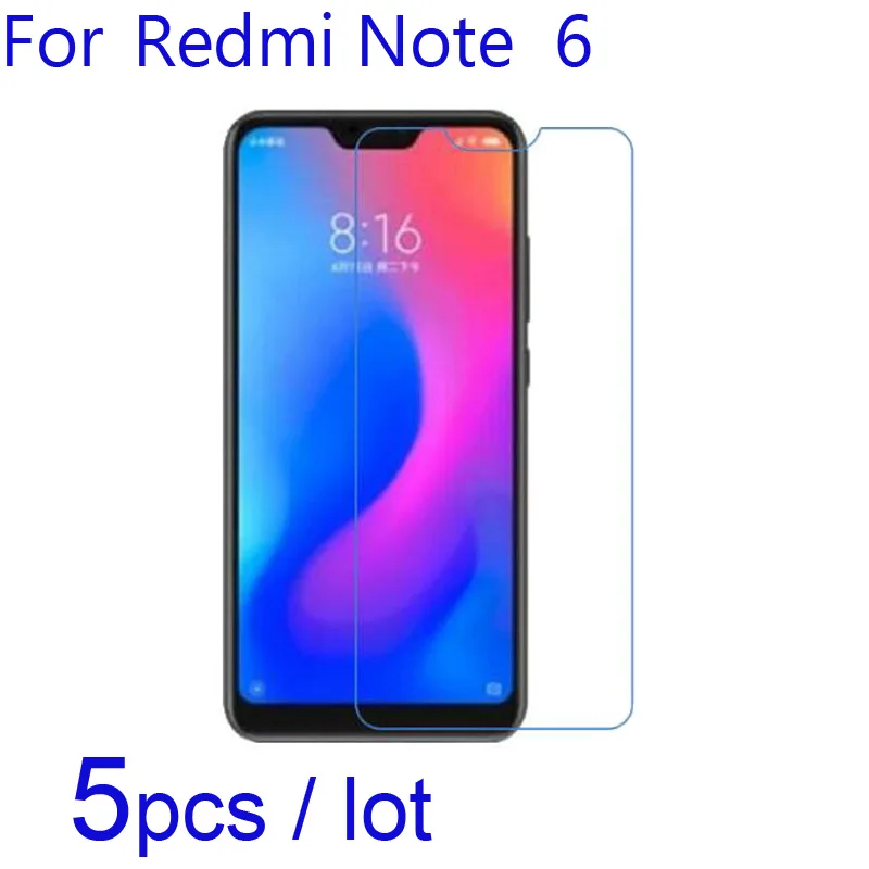 5 шт./лот мягкие Защитные пленки для Xiomi Xiaomi Redmi Note6 Note 6 Pro прозрачные/матовые/нано