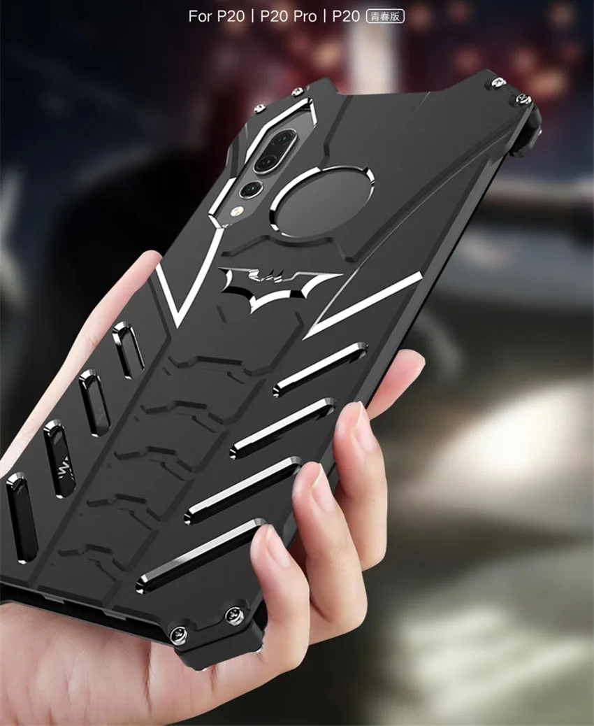 Классный чехол из сплава с Бэтменом для huawei P20 Lite, металлический защитный чехол для huawei P20 Lite, защитный чехол для huawei P20 P20Pro, бампер