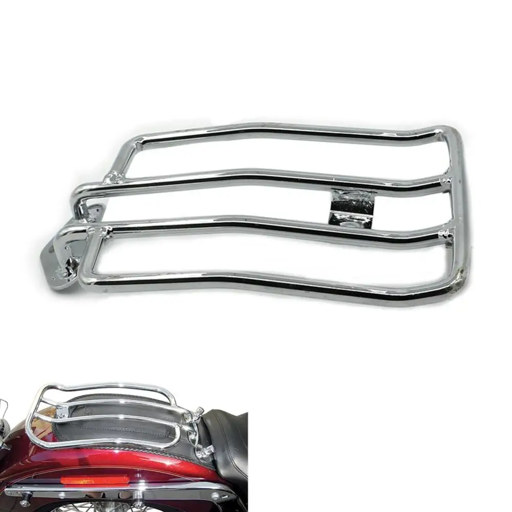 Багажная подставка для седельной сумки Кронштейн Harley Sportster 883 1200 Custom XL1200C 04 16 Iron