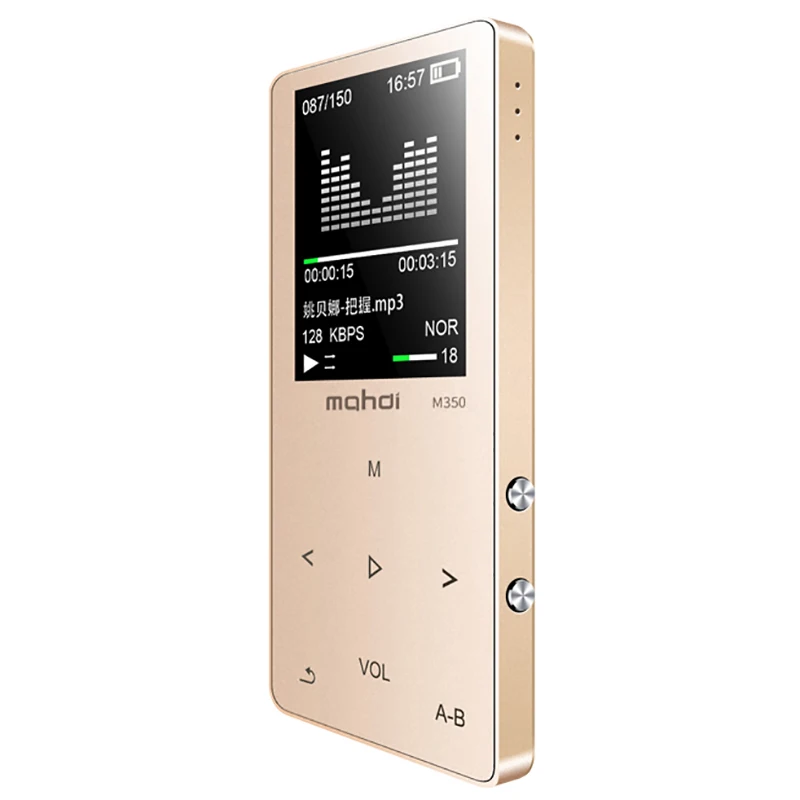 Металлический HIFI MP3 плеер без потерь 1 8 дюймов TFT сенсорный экран FM видео