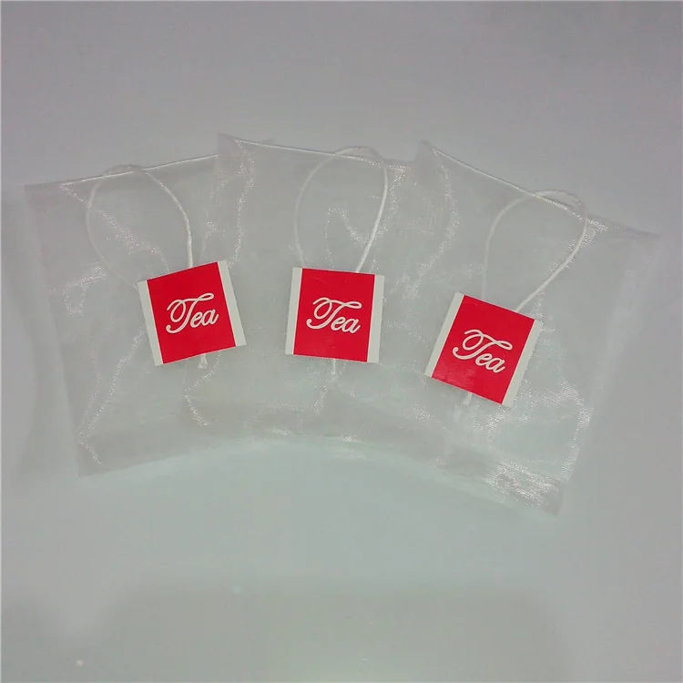 Нейлоновый Пустой чайный пакетик пирамиды новый ситечко чайные пакетики 1000