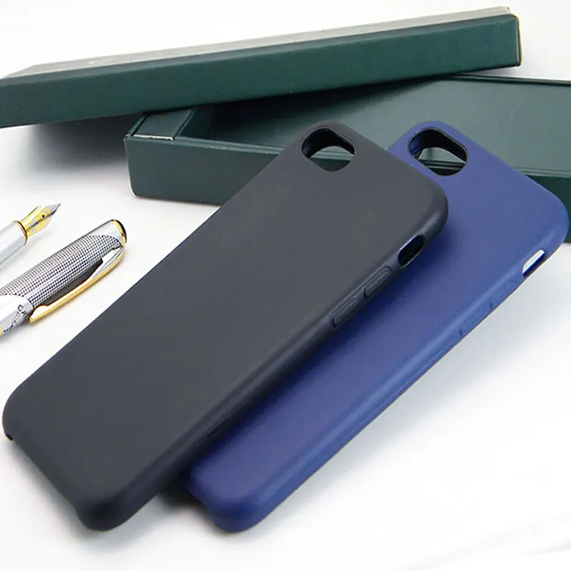 Кожаный Стильный силиконовый мягкий чехол для iphone 7 Plus с внутренней подкладкой