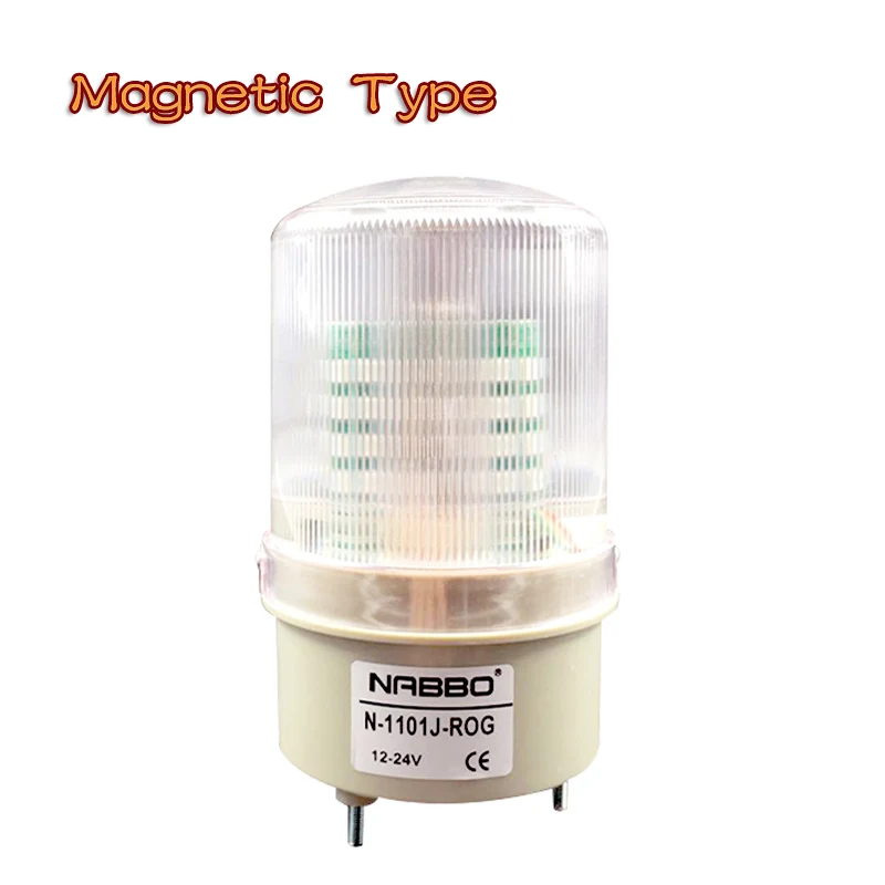 Магнитный стробоскоп сигнальный сигнал N 1101T ROG 12В 24В световой индикатор