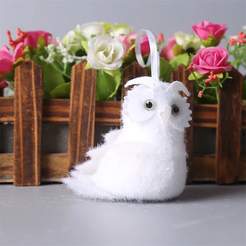 Рождественская елка кулон белый милый медведь олень пена дети Рождественский