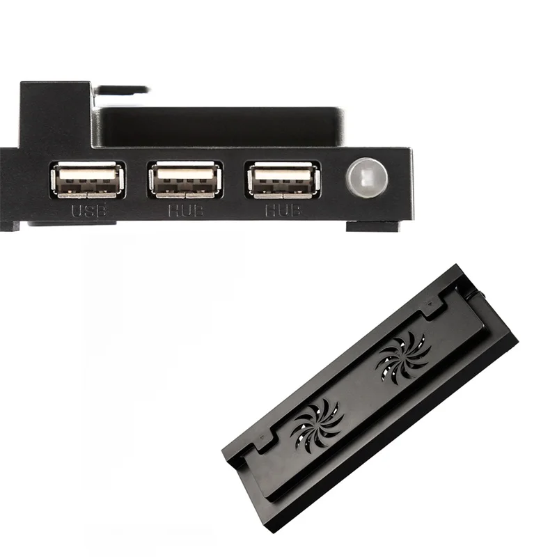 3 USB порта концентратор светодиодный в 1 кулер вертикальная подставка для Xbox One S