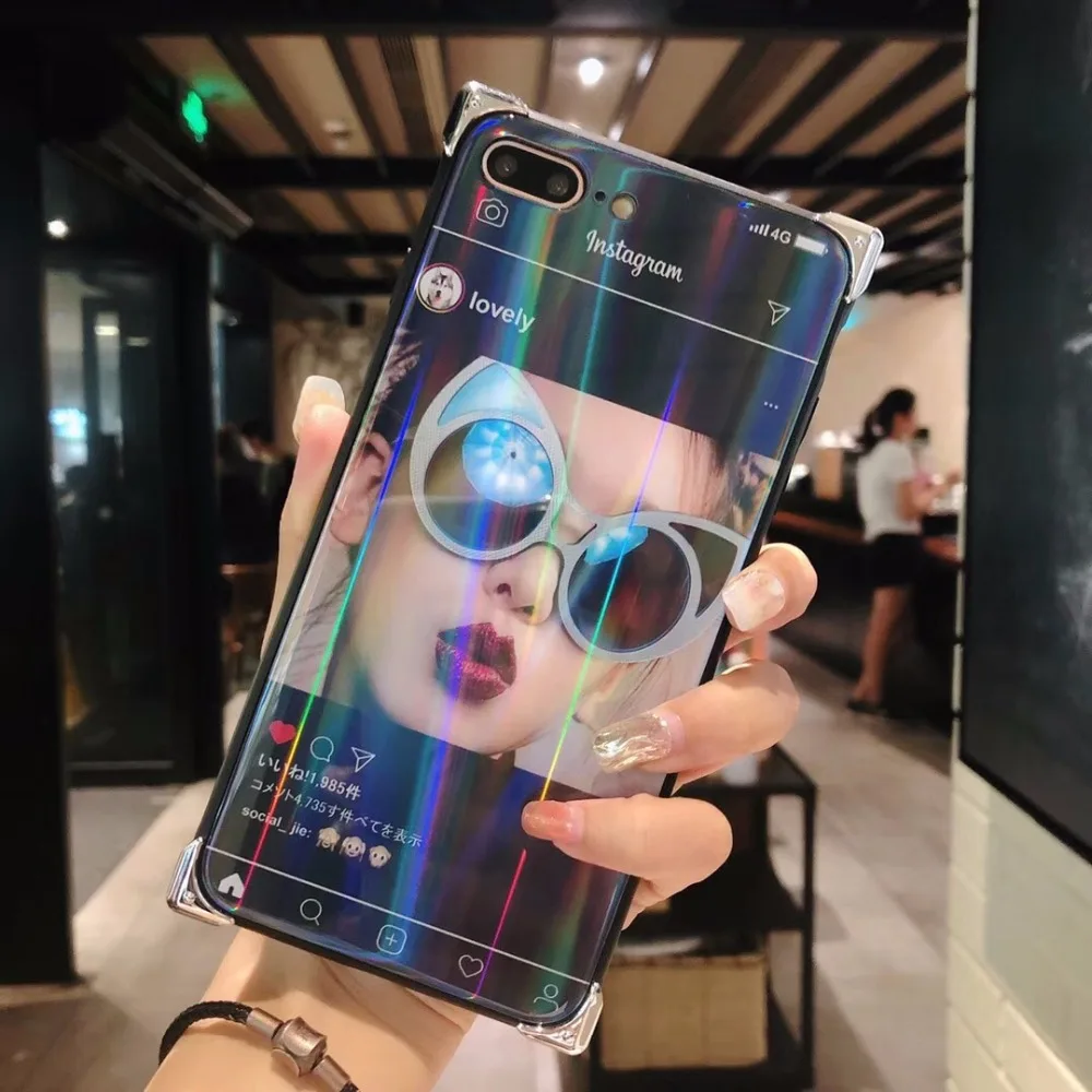 ZMASI солнца Стекло эс девушка чехол для телефона iPhone X 6 6s 7 8 плюс амортизация бампер