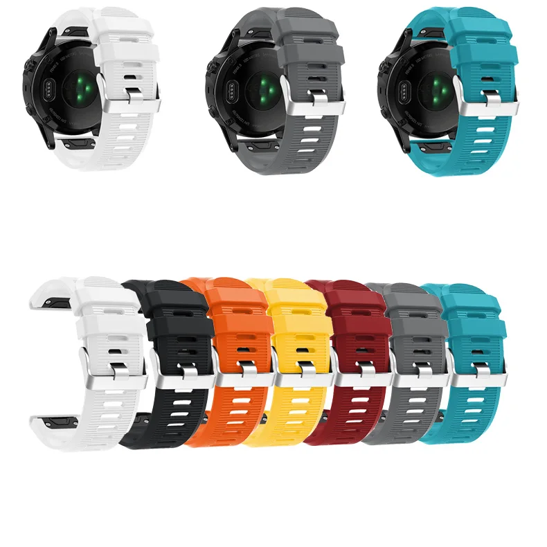 Fenix 3 ремешок для Garmin fenix 5 ремешок для часов 20 мм 26 мм 22 мм Силиконовые часы с датчиками Fenix5X/Fenix3/3HR Garmin Fenix5/935 5s
