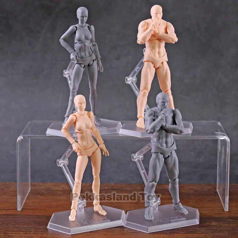 Экшн-фигурка Figma 2 0 Deluxe Edition Archetype Next She Or He тело тела плотного серого цвета Chan Kun ПВХ