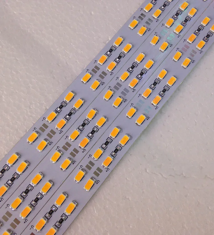 Barra de Luz Lote 168leds Chip Grande Frio Warm White Duplo Row 5630 Levou Duro Tira Rígida Max 40w Dc12v 200 Pçs – 1m