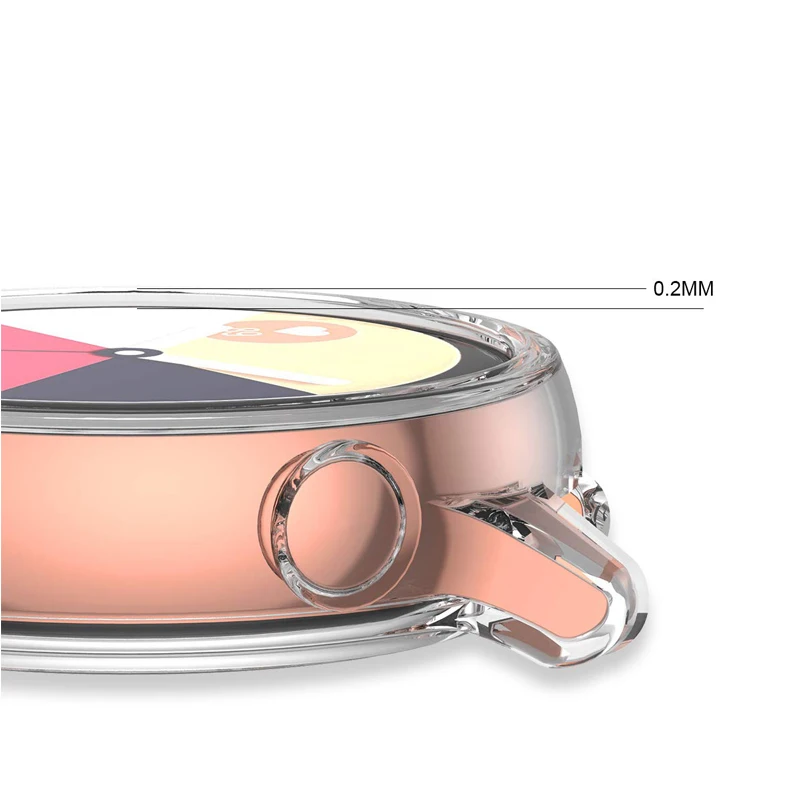 Защитный чехол для экрана Samsung Galaxy Watch Active Ультратонкий Мягкий силиконовый