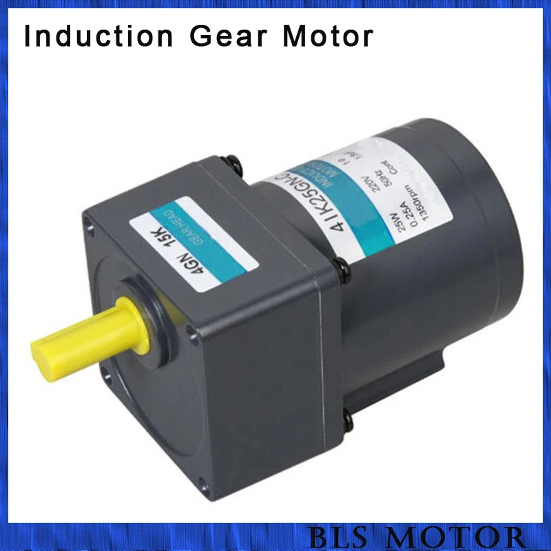 Индукционный двигатель переменного тока 25 Вт 220 В редуктор тока|induction motor 220v|ac gear220v