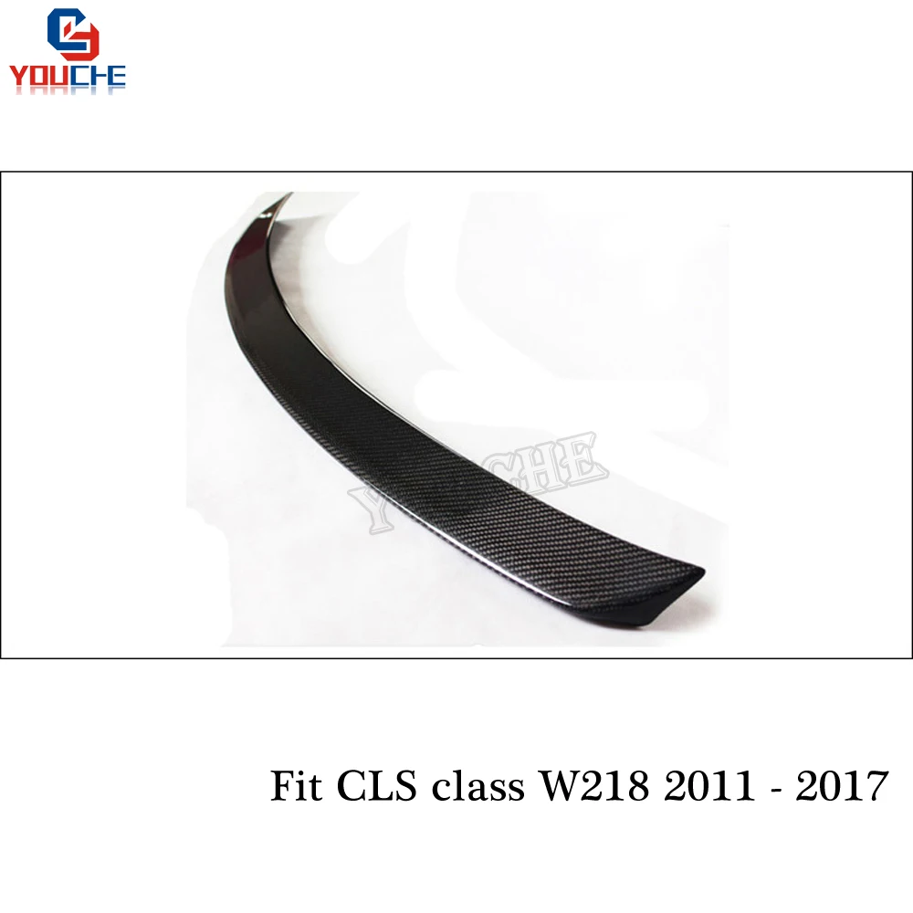 Автомобильный спойлер AMG Style из углеродного волокна задний для Mercedes W218 CLS Class 2011 2017