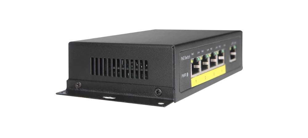TS6104P 24v 60W 5 Порты и разъёмы 10/100 Мбит/с настольный коммутатор с 4 PoE|desktop switch|switch with