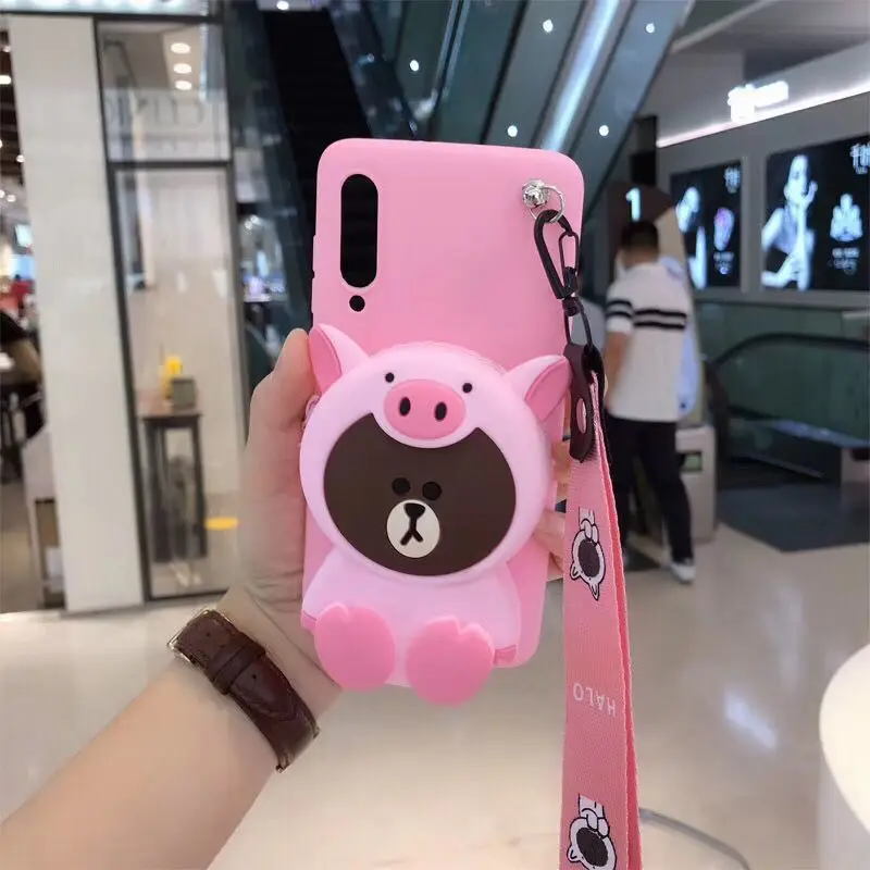 XSY Мультяшный кошелек-портмоне для huawei P30 Pro 5X 6X Honor 7X8X10 9 Lite 9i V10 8A 8C 9 10 mate 20 x чехол для телефона Funda etui - Цвет: XSY