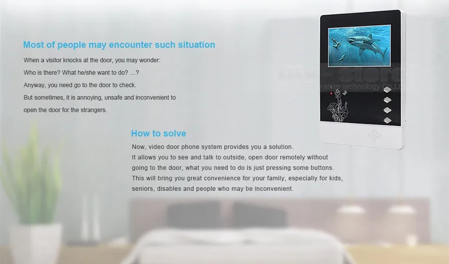 Diysecur качество 4." 4-проводной Квартира видео-телефон двери аудио и видео домофон Системы ИК Камера для 4 семей
