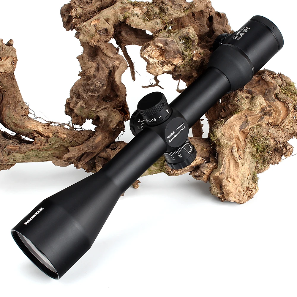 MINOX ZA 5i HD 3-15x50 SF прицелы для охоты Светящееся Стекло травление сетка Боковая регулировка параллакса турреты замок сброс съемки область