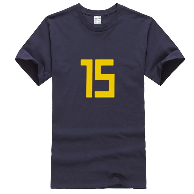 2018 модная Серхио Рамос 15 футболка футболист Топ Футболка мужская 100% хлопок с