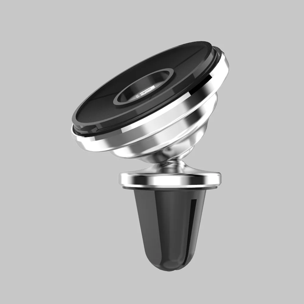 air vent-silver Антигравитационный Nano Автомобильный держатель для телефона без патча без магнитного универсального вентиляционного отверстия Алюминиевый гравитационный всасывающий держатель для iphone X 7 8 в автомобиле - Цвет: air vent-silver