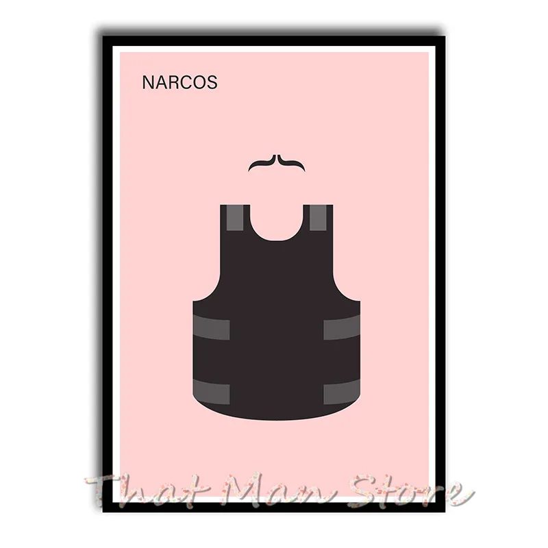 Сезон наркос плакаты высокой четкости наклейки на стену украшение дома для