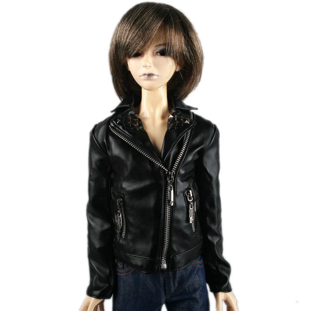 

[Wamami] 770 # черная кожаная куртка пальто 1/3 SD DZ SD17 DZ AOD BJD Dollfie