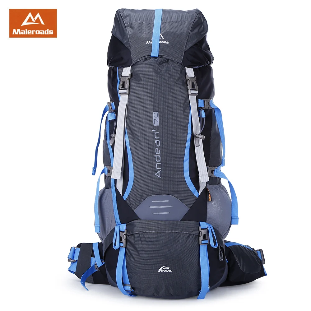 Maleroads 70L Водонепроницаемая спортивная сумка рюкзак походные рюкзаки нейлоновый