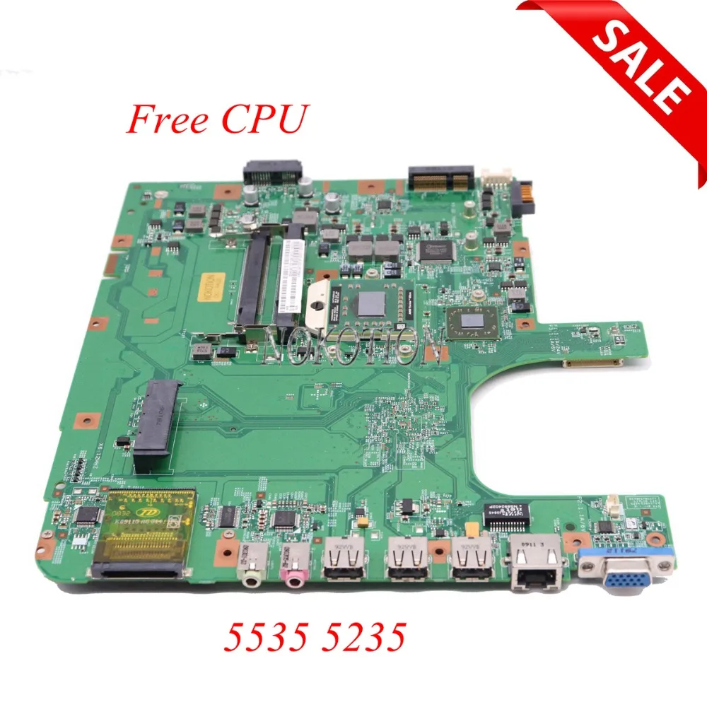 NOKOTION MBAUA01001 MB.AUA01.001 для Acer aspire 5535 5235 Материнская плата ноутбука 48.4K901.021 розетка S1 DDR2