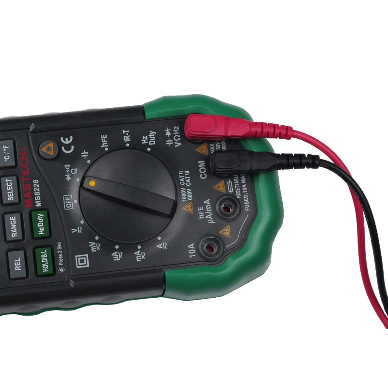 MASTECH MS8228 Автоматический диапазон 4000 отсчетов Цифровой мультиметр Бесконтактный