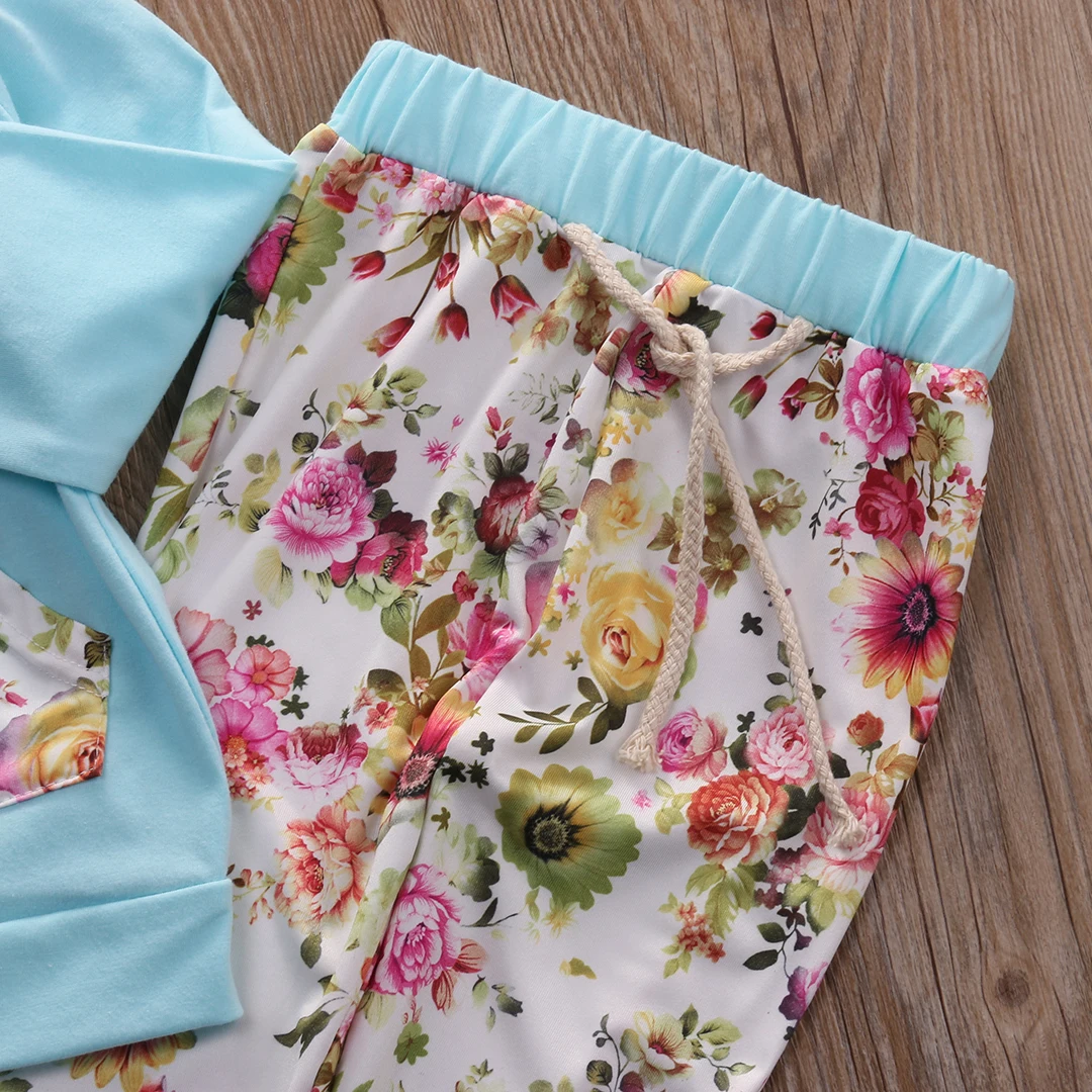 Привет магазин детской одежды топы с капюшоном и цветочным рисунком для